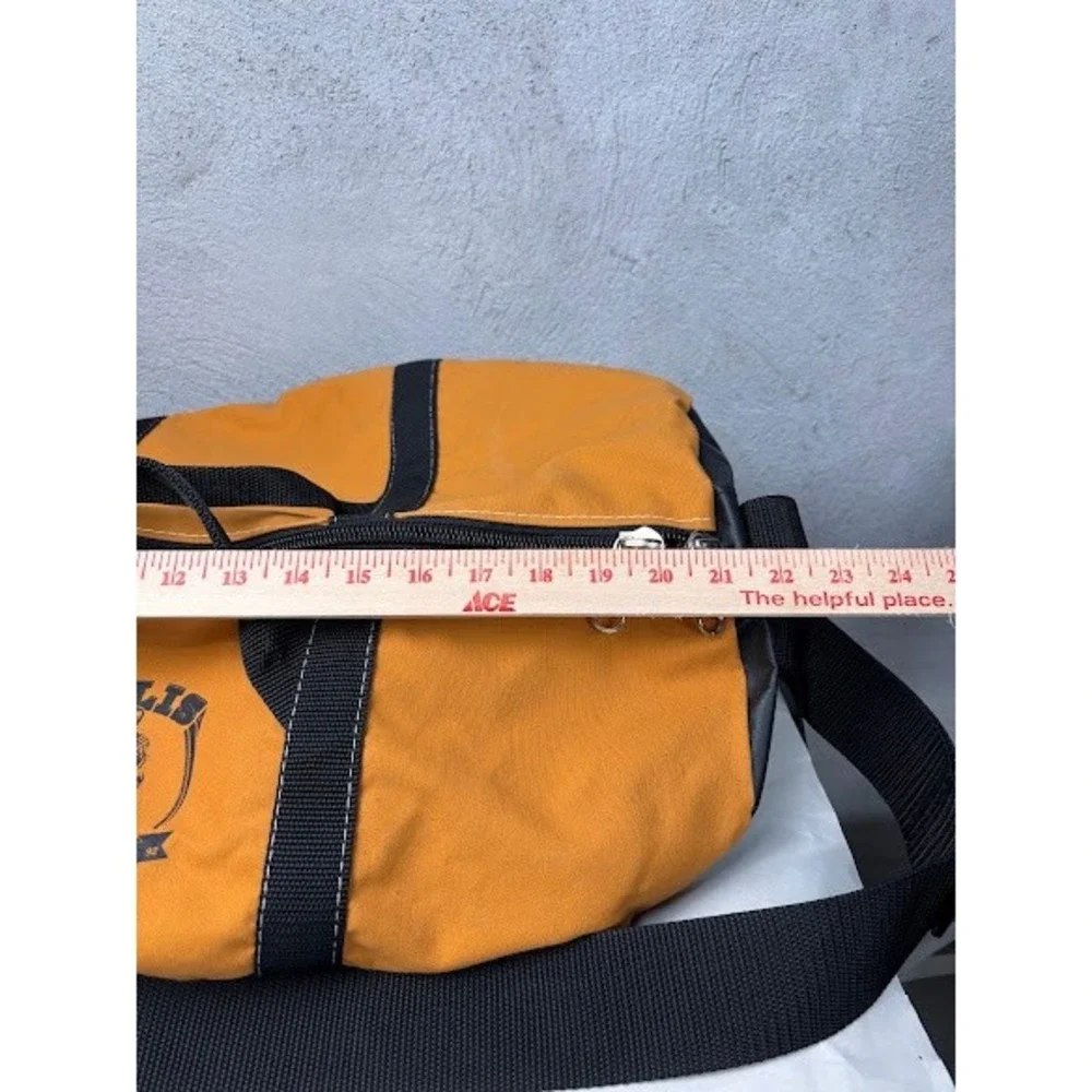 Ellis Canvas Tents 10 Gallon Orange Duffel Bag Durango Colorado Made in USA